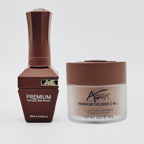 Aora 2in1   Gel + Dip Acrylic -#60 - Choco Kitty