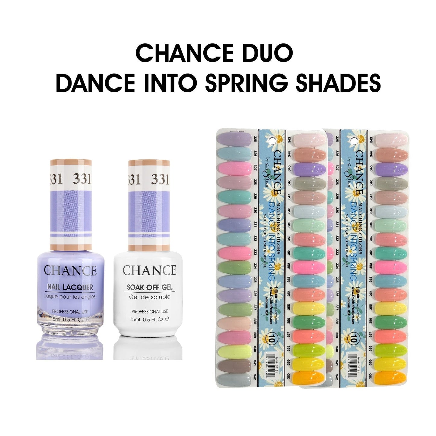 Chance Matching Duo 0.5oz - Tip 10 - 36 Colors ( #325 - #360 ) Dance Into Spring Shades Collection