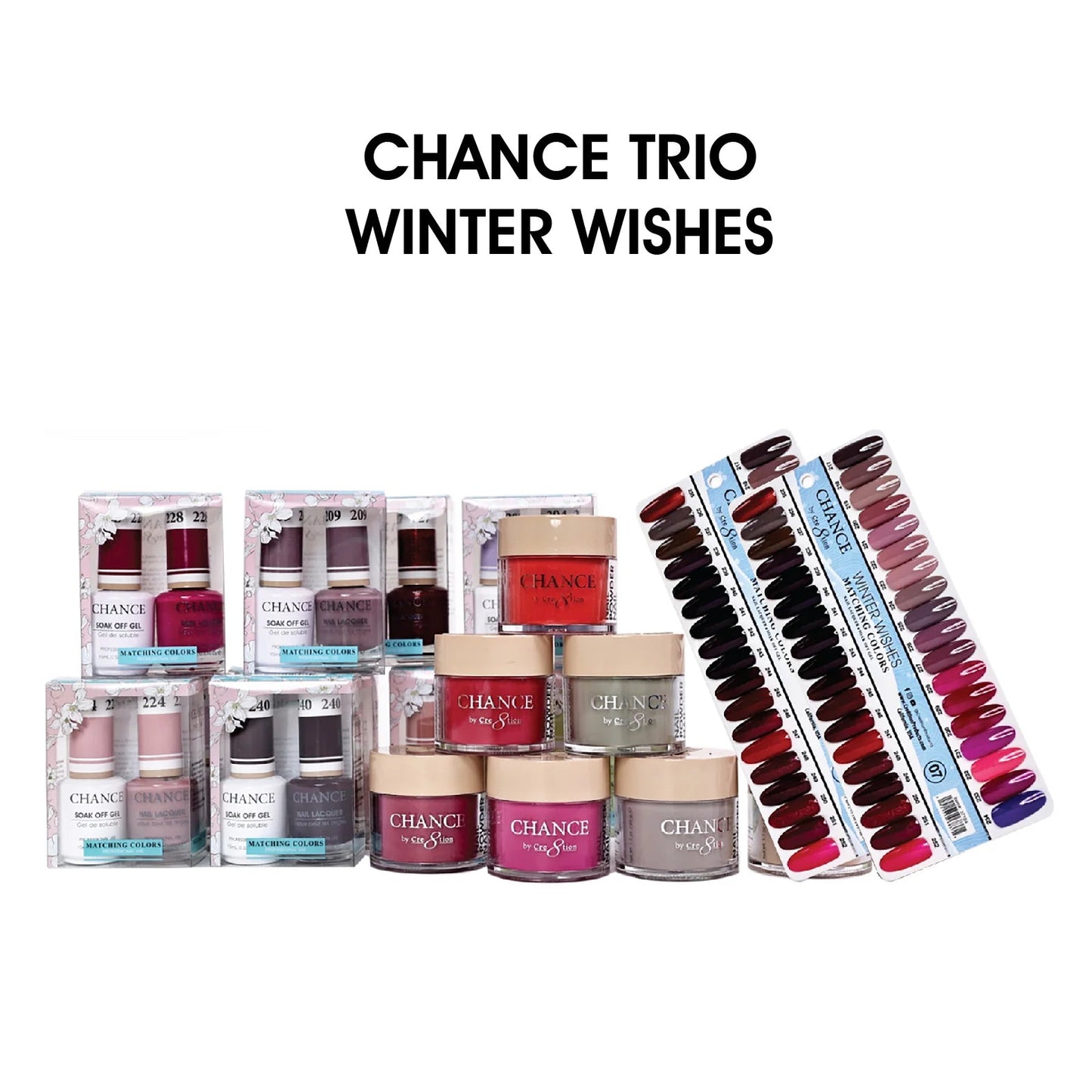 Chance Matching Trio 36 Colors - Winter Wishes Collection  (#217 - #252) Missing #235