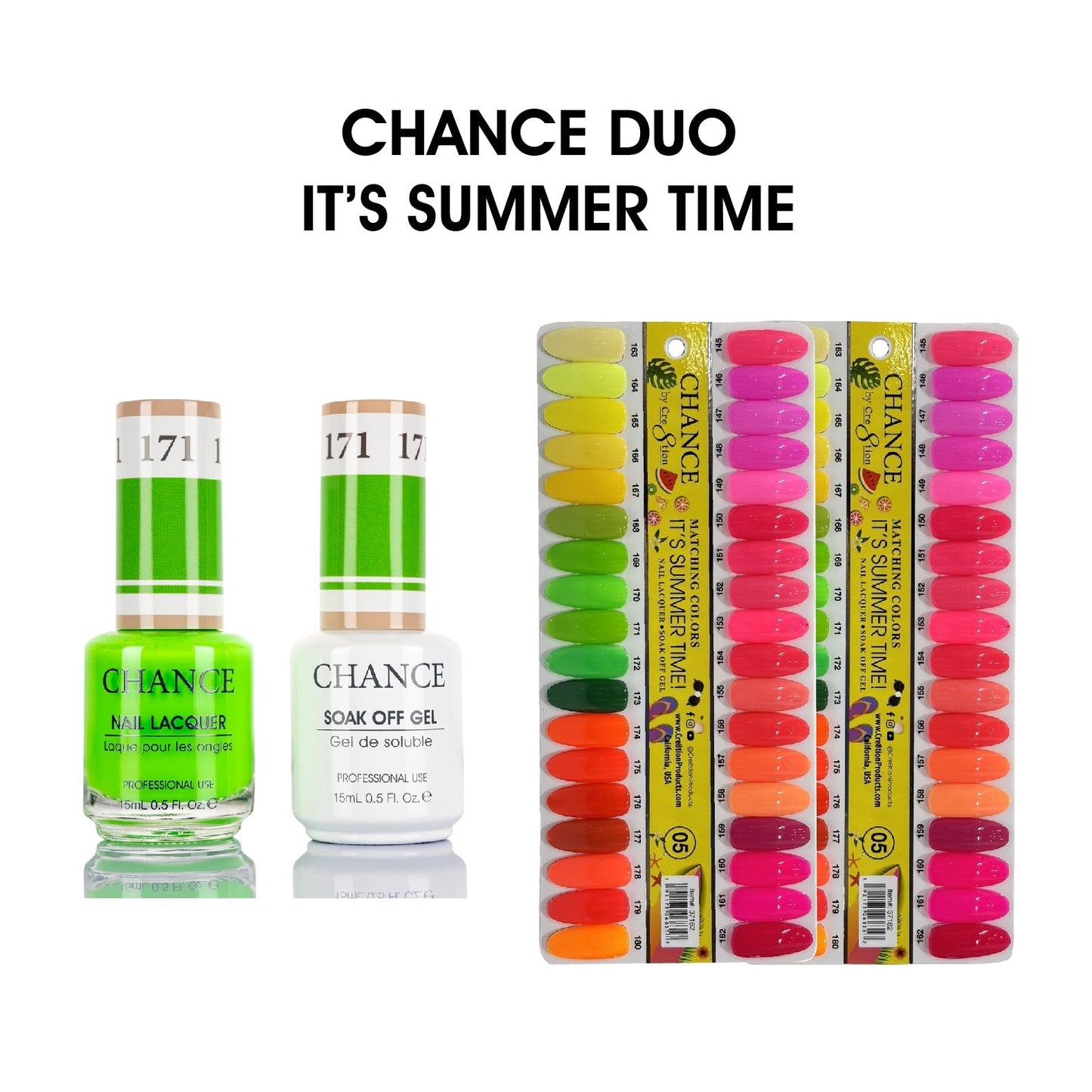 Chance Matching Duo 0.5oz - Tip 05 - 36 Colors ( #145 - #180 ) It’s Summer Time Collection