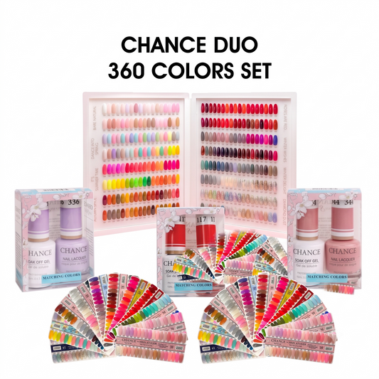 Chance Duo Matching color - Full set 360 colors w/ 1 set Tip Color Chart & 1 Booklet (10 Colors Missing)