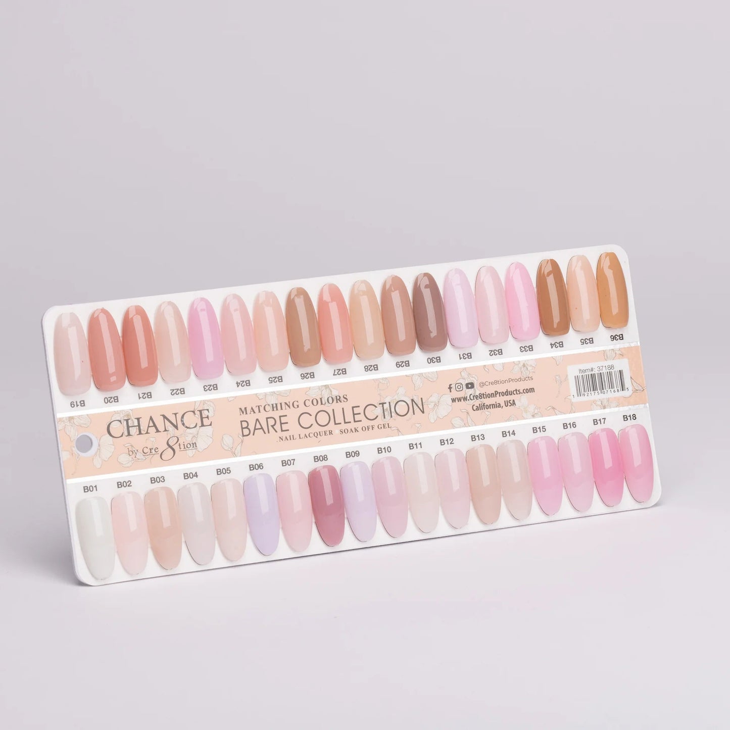 Chance Matching Trio 36 Colors - Bare Collection  (#B01 - #B36) Missing #B8 & #B30