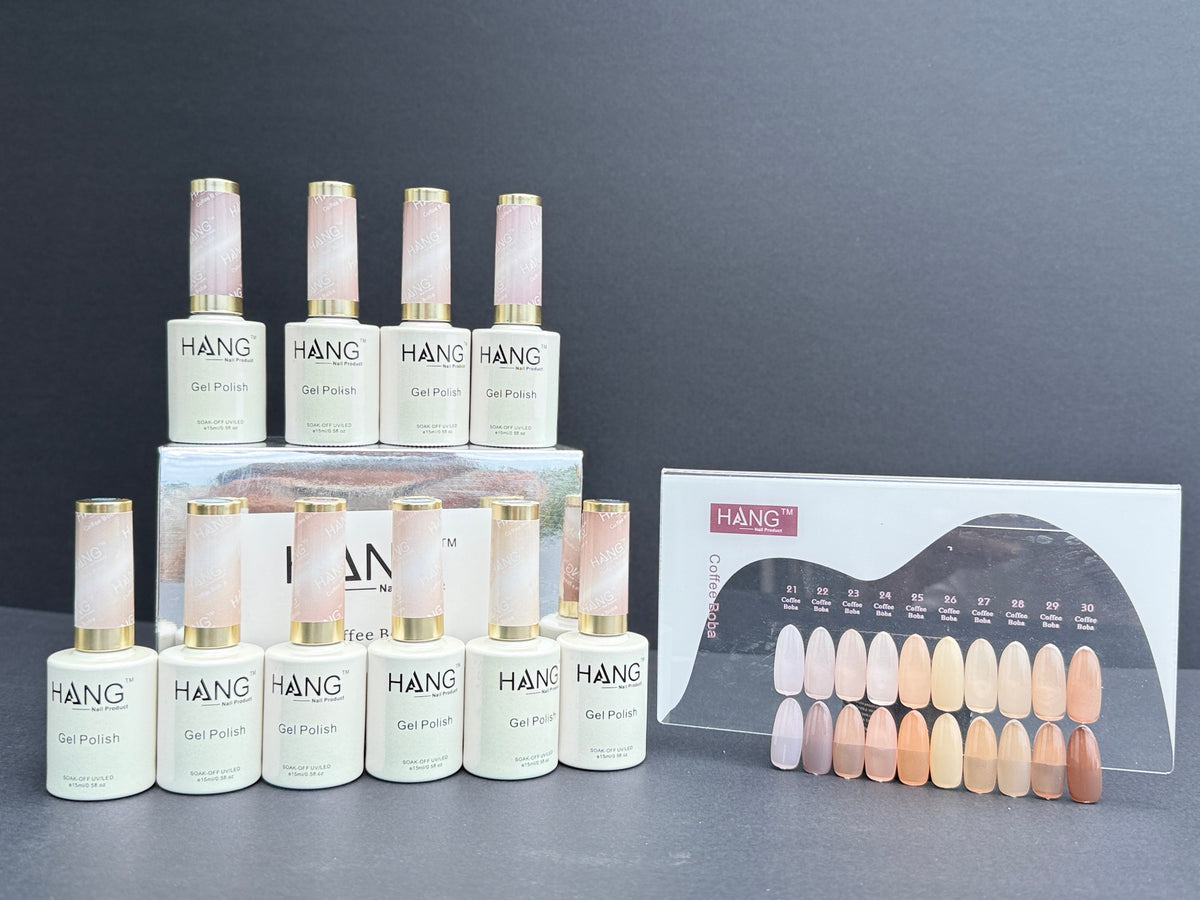 Coffee Boba Collection – Jelly Gel Polish ( #21 - 30 )