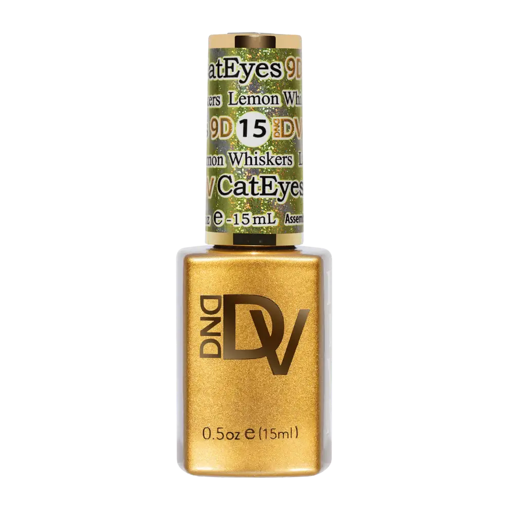 DND - Diva 9D Gelcolor Cat Eye Candy #15 - Lemon Whiskers