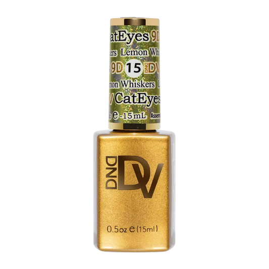 DND - Diva 9D Gelcolor Cat Eye Candy #15 - Lemon Whiskers