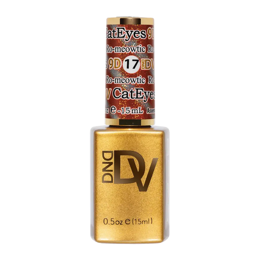 DND - Diva 9D Gelcolor Cat Eye Candy #17 - Ro-meowtic
