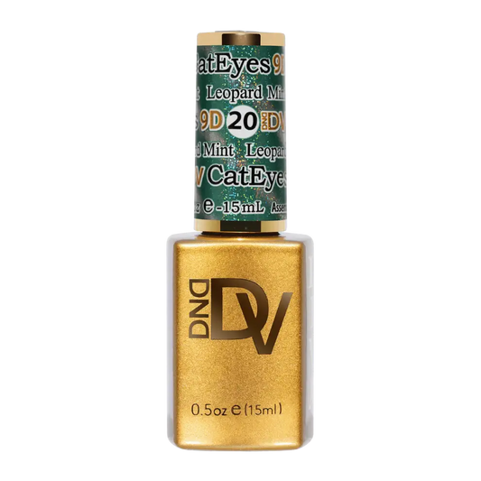 DND - Diva 9D Gelcolor Cat Eye Candy #20 - Leopard Mint
