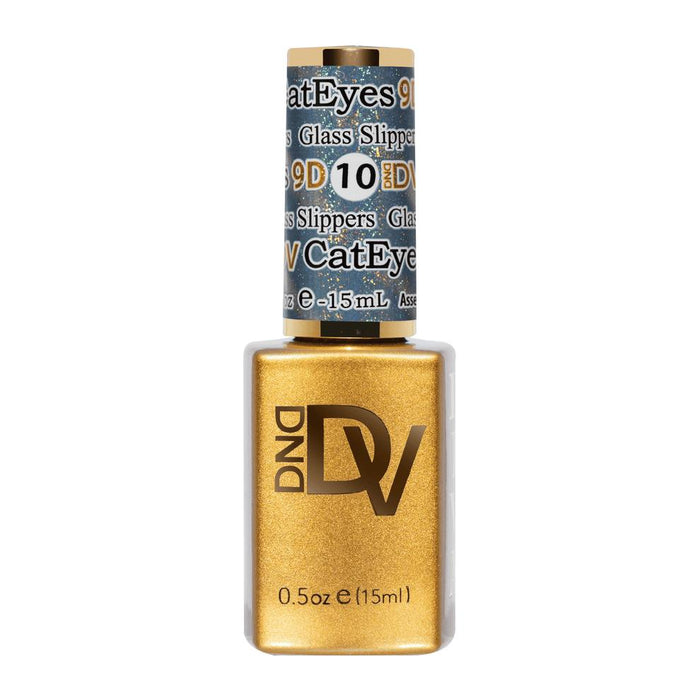 DND Diva 9D Cat Eye Glassball Gel Polish Collection - 10 - Glass Slipper 15ml