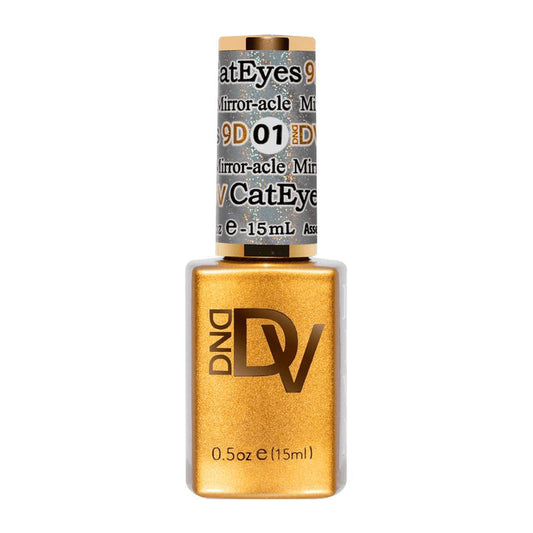 DND Diva 9D Cat Eye Glassball Gel Polish Collection - 01 - Mirror-acle 15ml