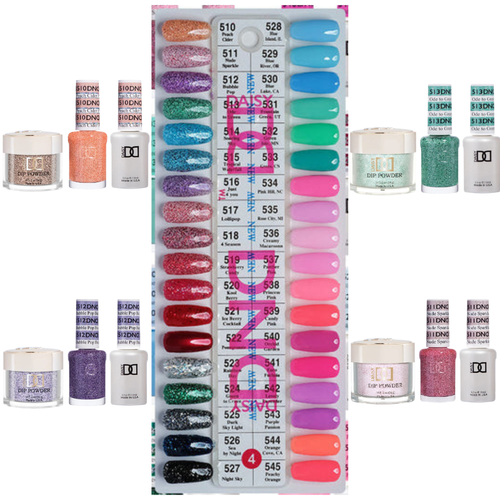 DND Trio by Set + Tip  4 ( 36 colors #510- #545)