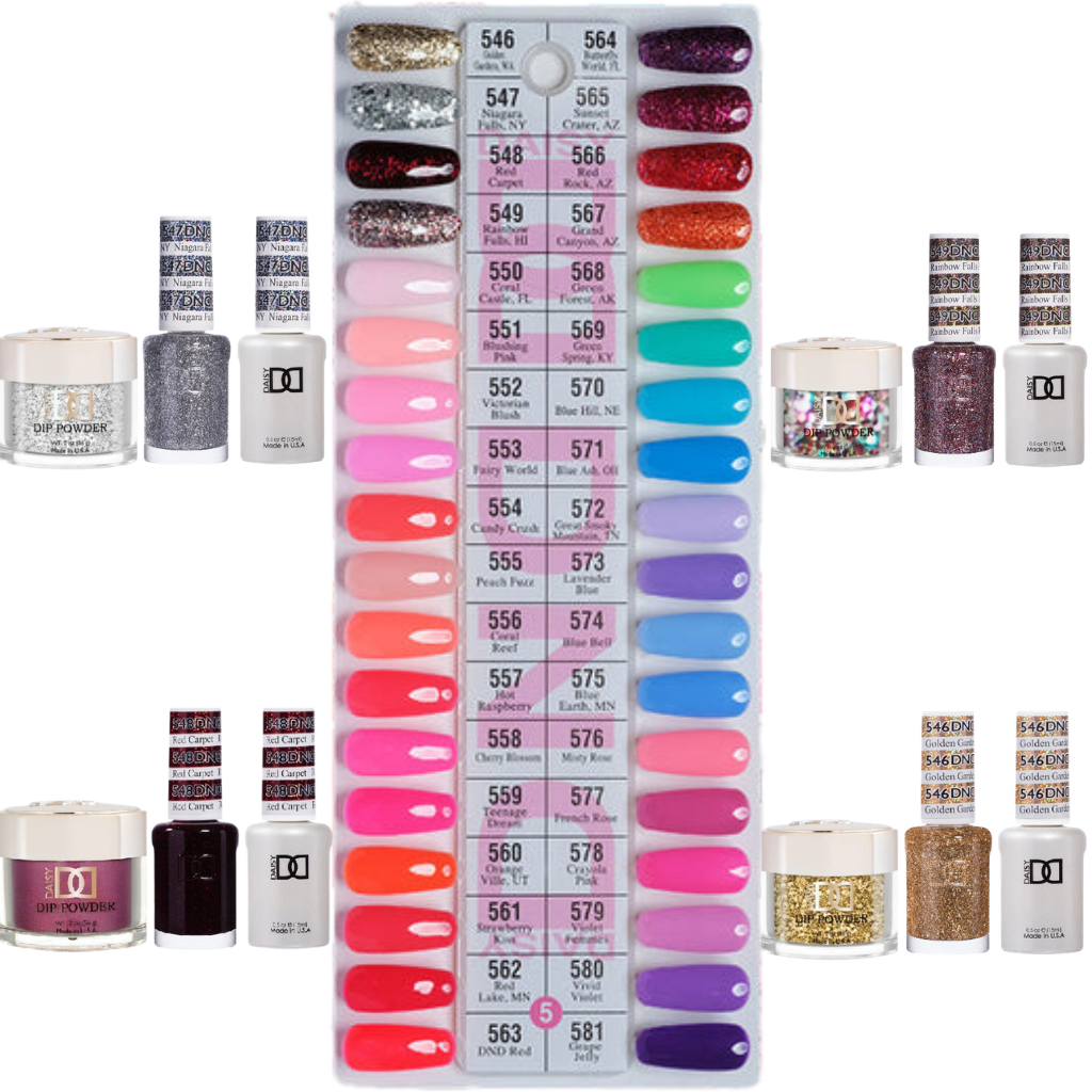 DND Trio by Set + Tip  5 ( 36 colors #546- #581)