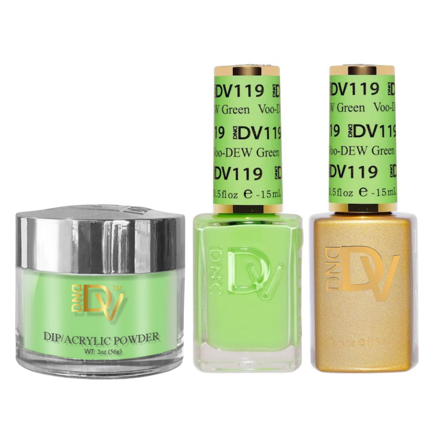DND Diva Trio - 119 Voo-DEW Green