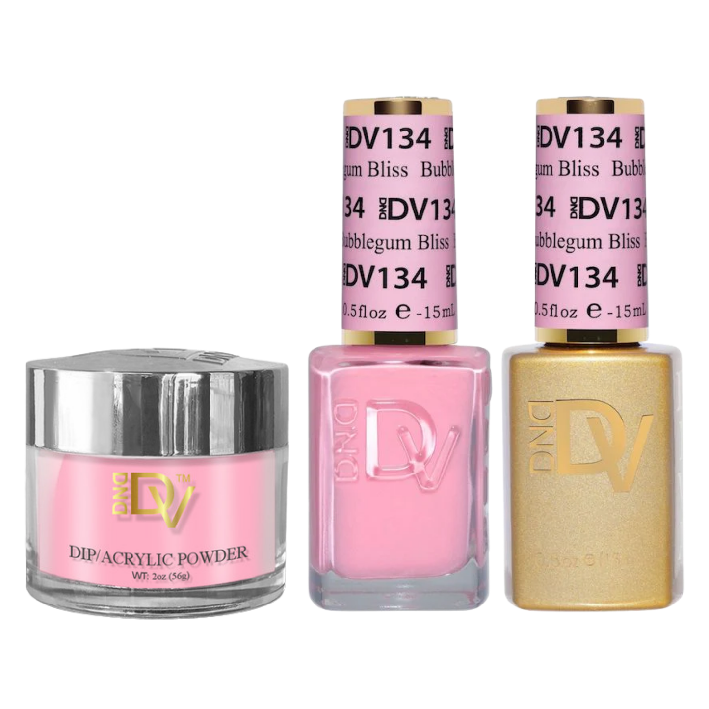 DND Diva Trio - 134 Bubblegum Bliss