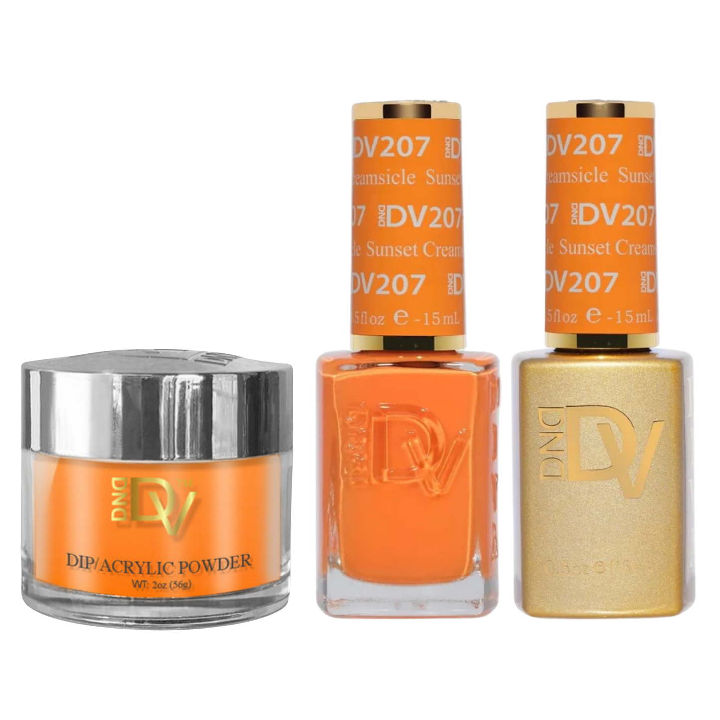 DND Diva Trio - 207 Sunset Creamsicle