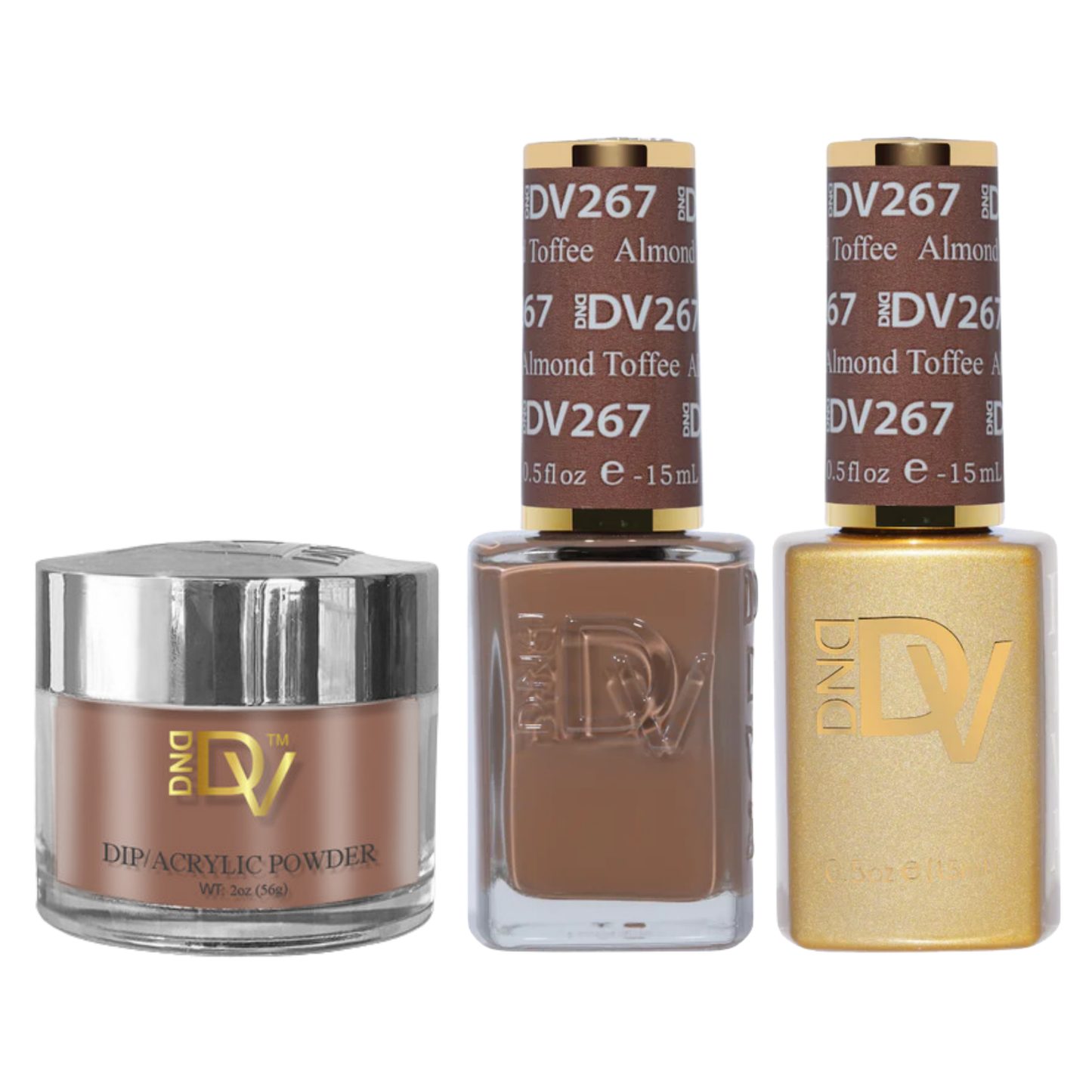 DND Diva Trio - 267 Almond Toffee