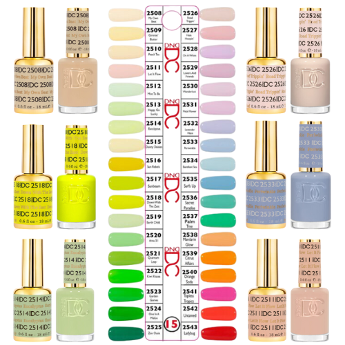 DND DC Gel & Polish Swatch TIP 15 ( 36 colors )