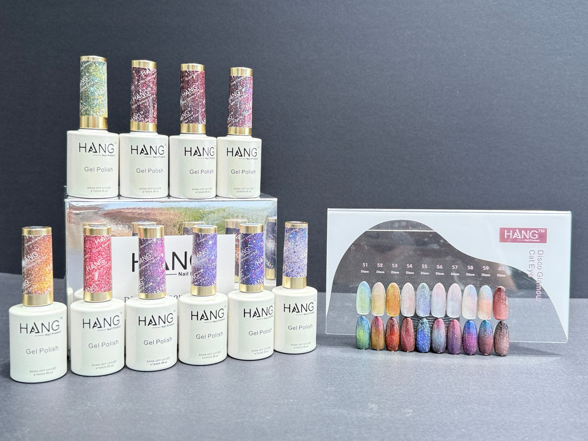 HANG 0.5oz Gel - Disco Glamour Cat Eye (#51 - #60)
