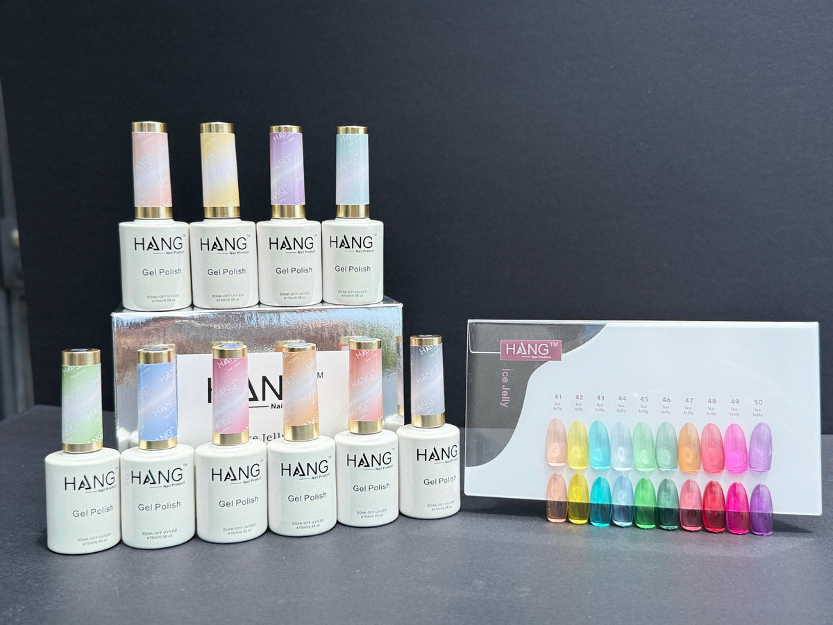 Ice Jelly Collection – Rainbow Sheer Gel Polish ( #40 - 50 )