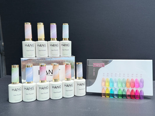 Ice Jelly Collection – Rainbow Sheer Gel Polish ( #40 - 50 )