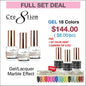 Creation Marble Effect 0.5oz - Full Set 18 colors w/ 3 Top Diamond 0.5oz & 1 set Color Chart
