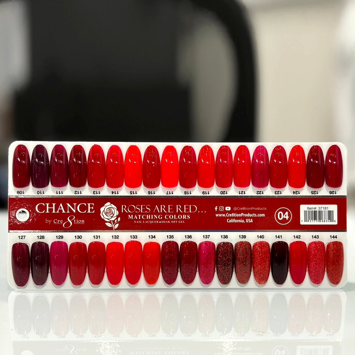 Chance Matching Duo 0.5oz - Tip 04 - 36 Colors ( #109 - #144 ) Roses Are Red Collection - Missing #127