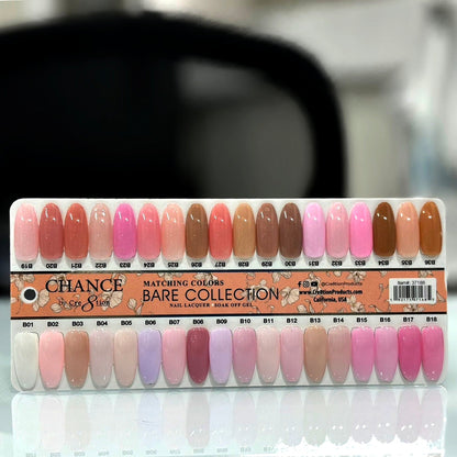 Chance Matching Duo 0.5oz Full Set 36 Colors - Bare Collection | Missing #B3 and #B8