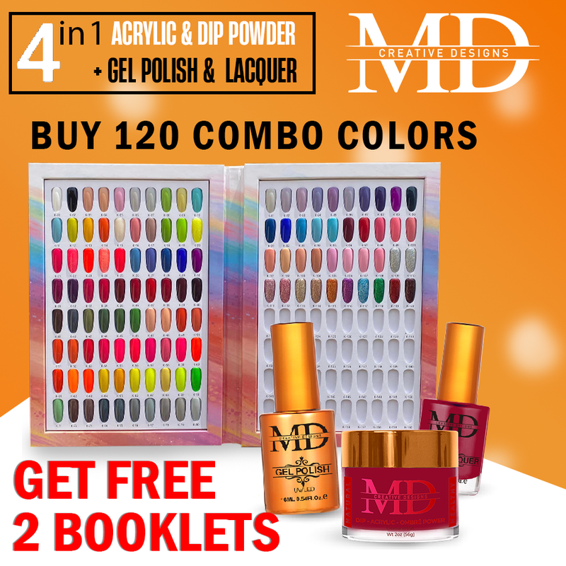 MD collection 120 combo Trio colors. -Free 2 Booklets