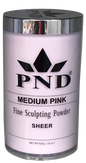 PND Acrylic Powder (Fine Sculpting Powder) - Medium Pink 22 oz.
