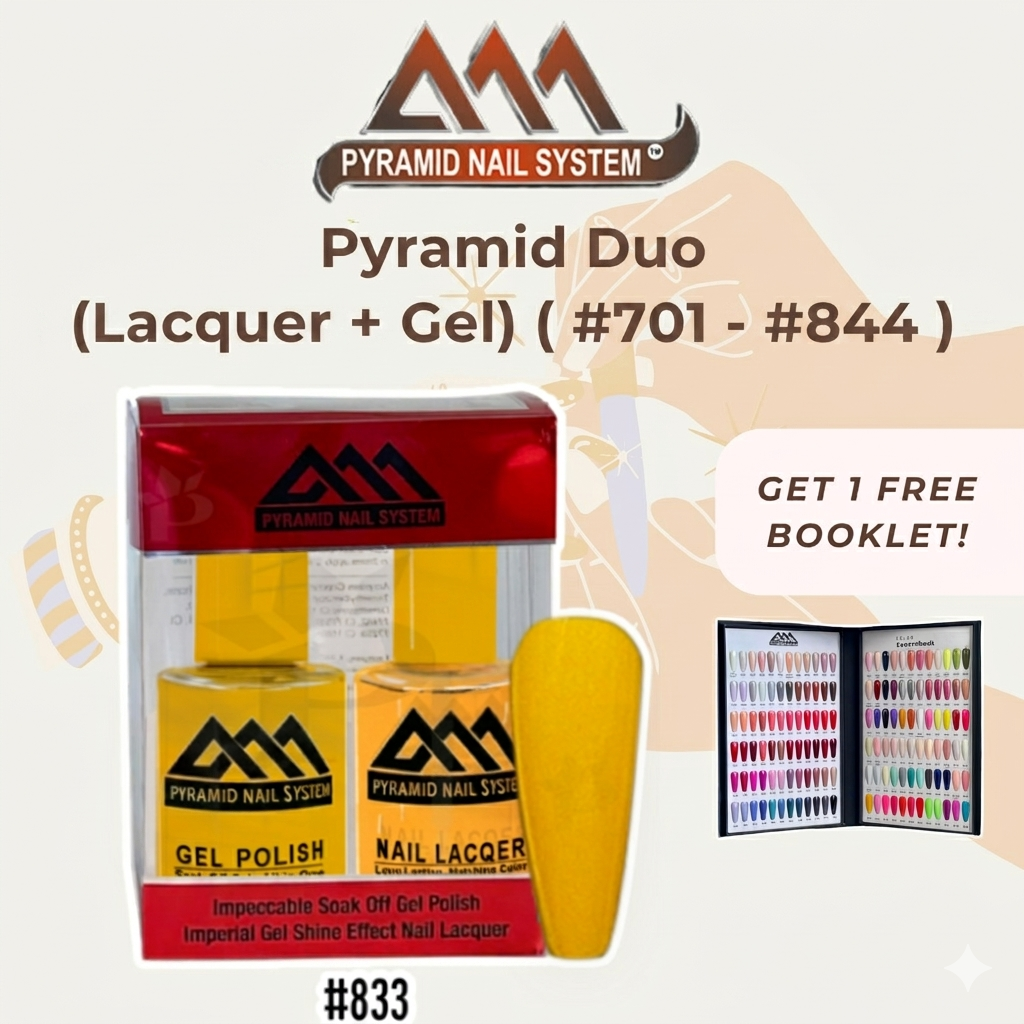 Pyramid Duo Luxury Colection (Lacquer + Gel) ( #701 - #844 )