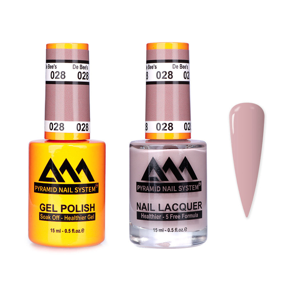Pyramid 0.5oz, DE BEE'S Collection, Super Matching Duo, #028