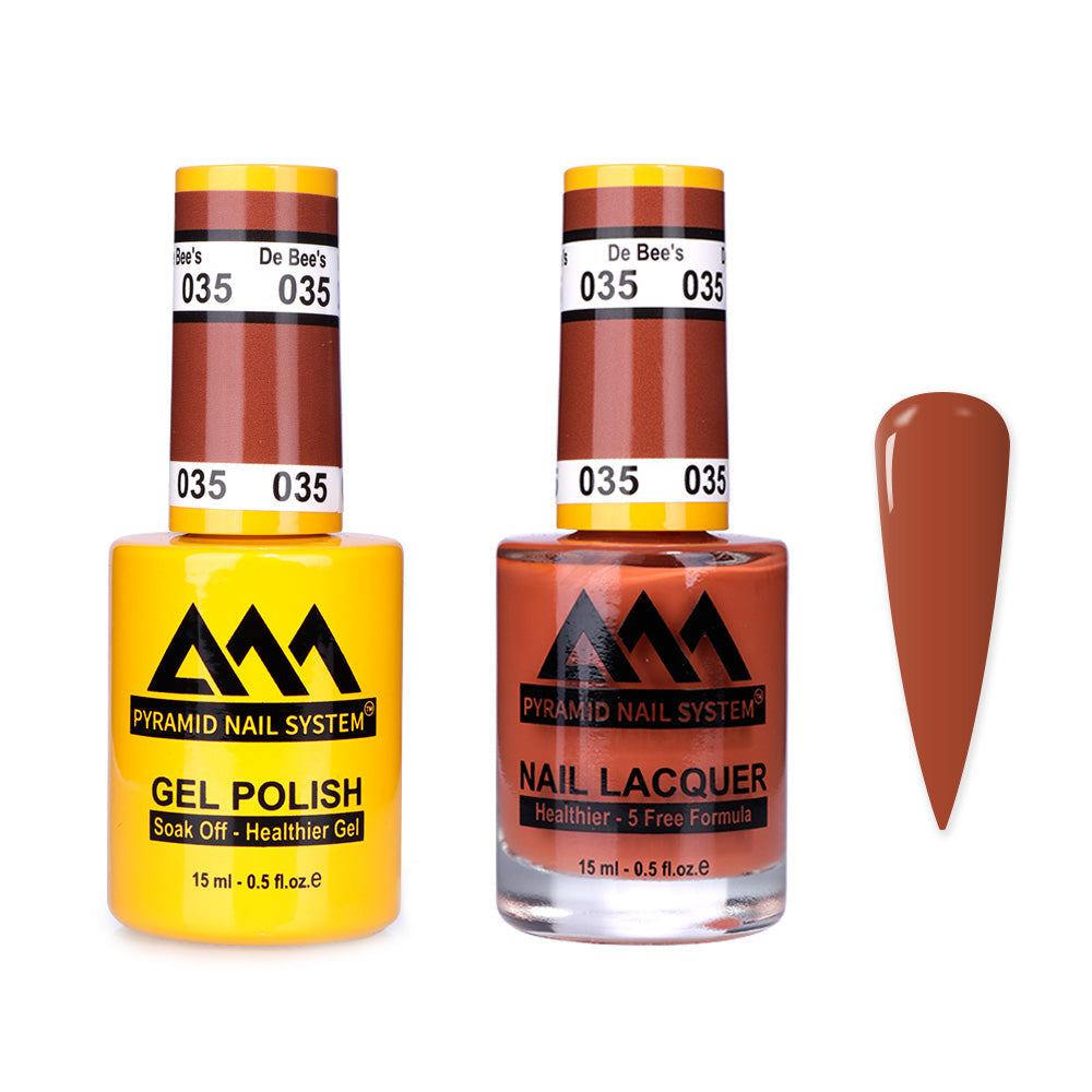 Pyramid 0.5oz, DE BEE'S Collection, Super Matching Duo, #035