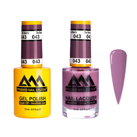 Pyramid 0.5oz, DE BEE'S Collection, Super Matching Duo, #043