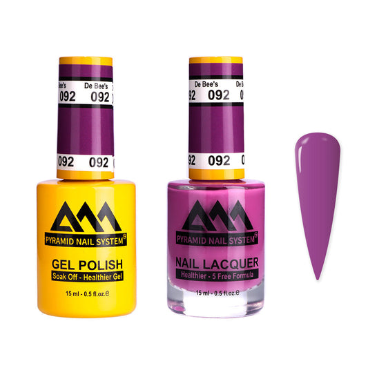 Pyramid 0.5oz, DE BEE'S Collection, Super Matching Duo, #092