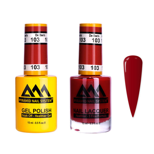 Pyramid 0.5oz, DE BEE'S Collection, Super Matching Duo, #103
