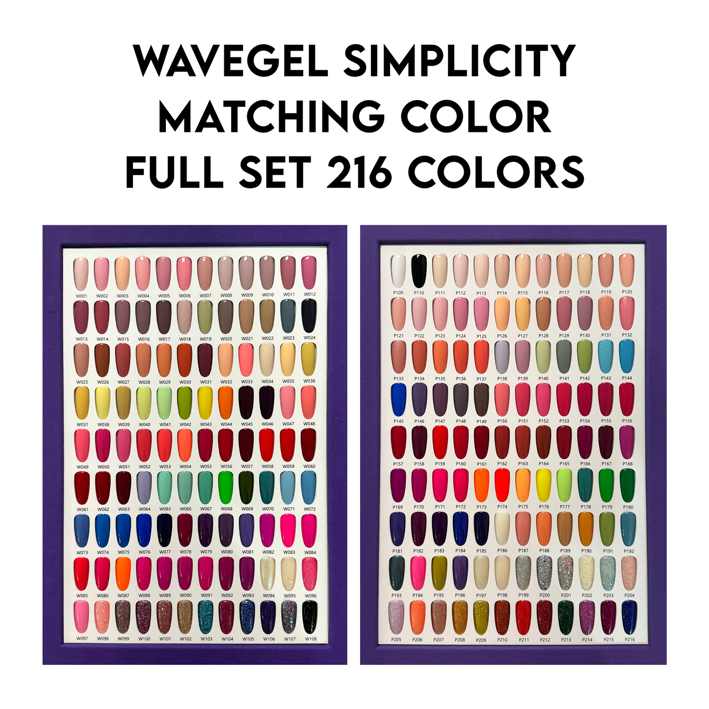 WAVEGEL SIMPLICITY Collection: (3in1 )Trio combo 216 colors