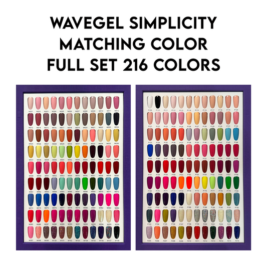 WAVEGEL SIMPLICITY Collection: (3in1 )Trio combo 216 colors