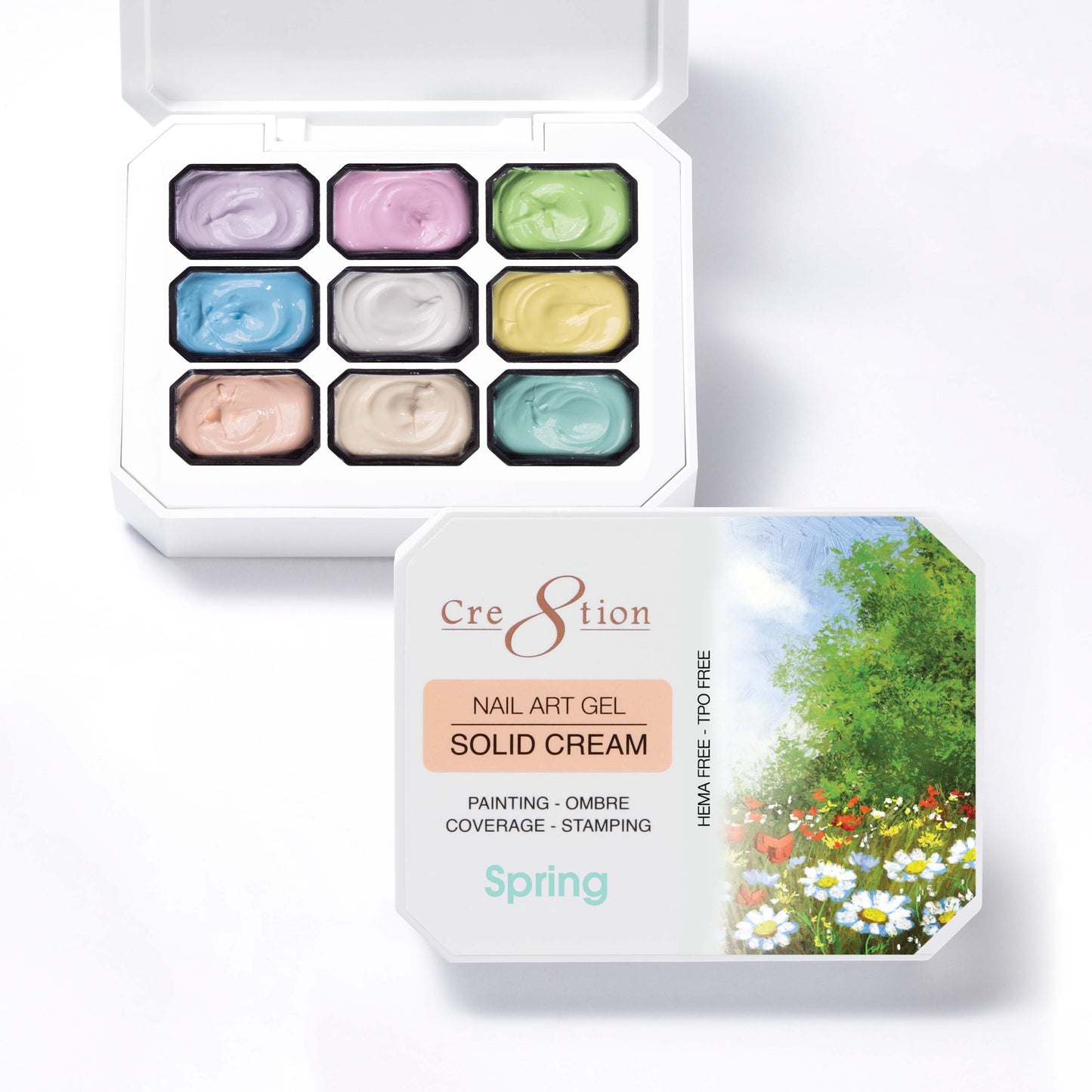 Creation Nail Art Gel - Solid Cream Collection - Spring