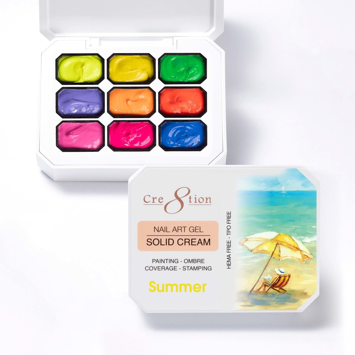 Creation Nail Art Gel - Solid Cream Collection - Summer