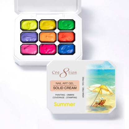 Creation Nail Art Gel - Solid Cream Collection - Summer