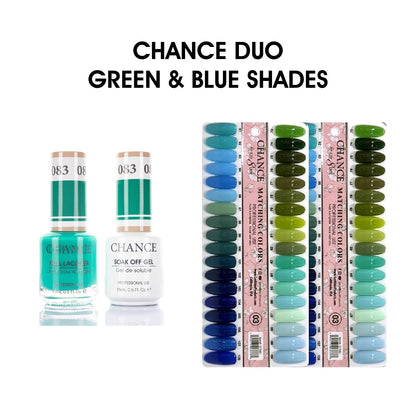 Chance Matching Duo 0.5oz - Tip 03 - 36 Colors ( #073 - #108 ) Green & Blue Shades