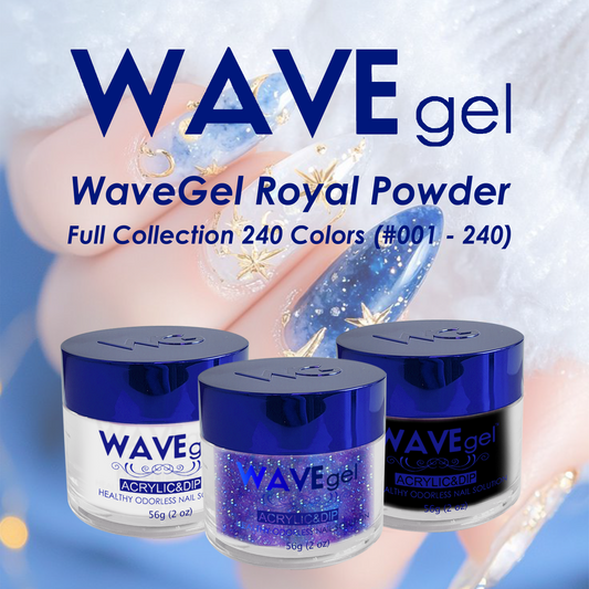 WaveGel Royal DIP/Acrylic  Full Collection 240 Colors (#001 - 240) come with color book