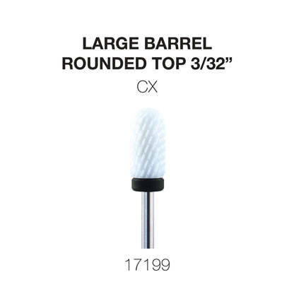 Cre8tion Ceramic Large Barrel - Rounded Top 3/32"