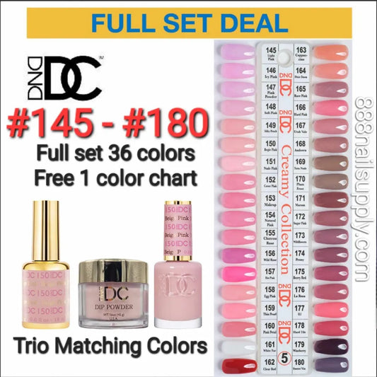 DND DC 3in1 TIP 5 36 Colors (#145 – #180)