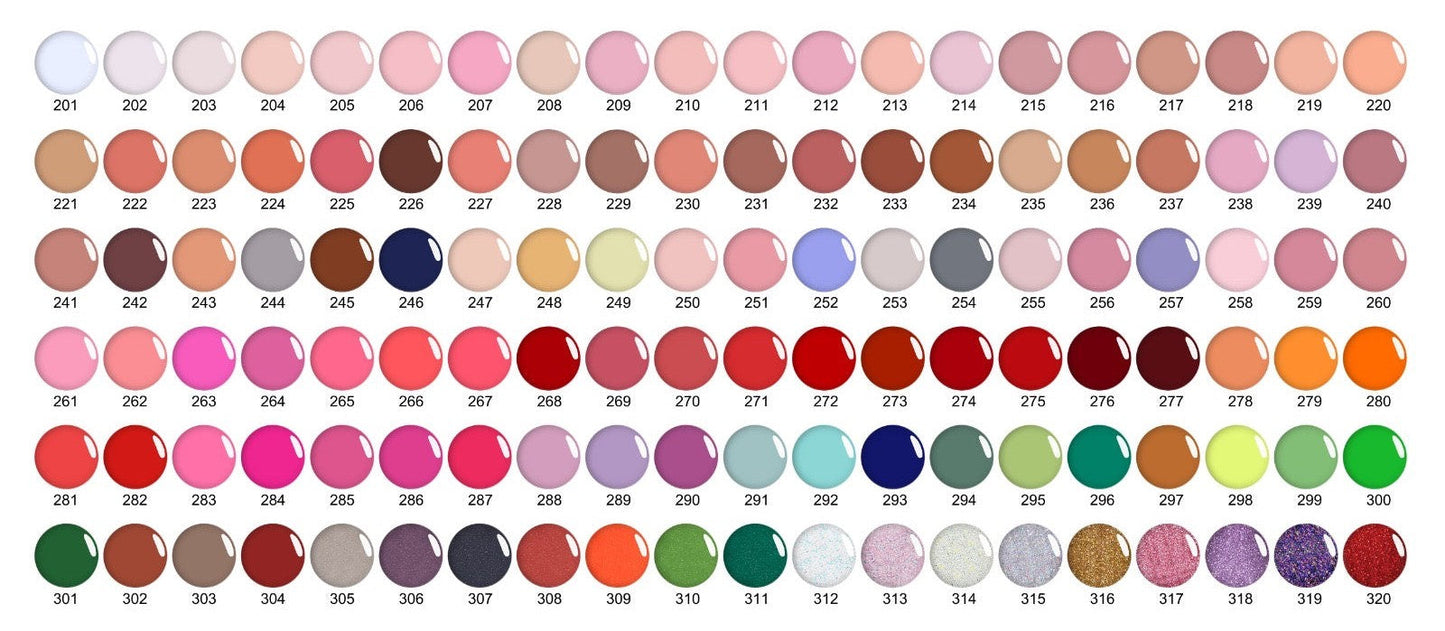 Honey Secret 320 Combo 3in1 Colors (#001-#320) - come with 4 Booklets, 2 colors charts