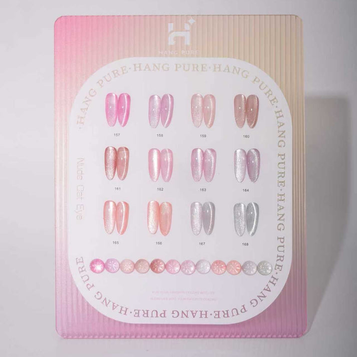 Hang Pure Nude Cat Eye Gel – 12 Colors ( #157 - #168 )