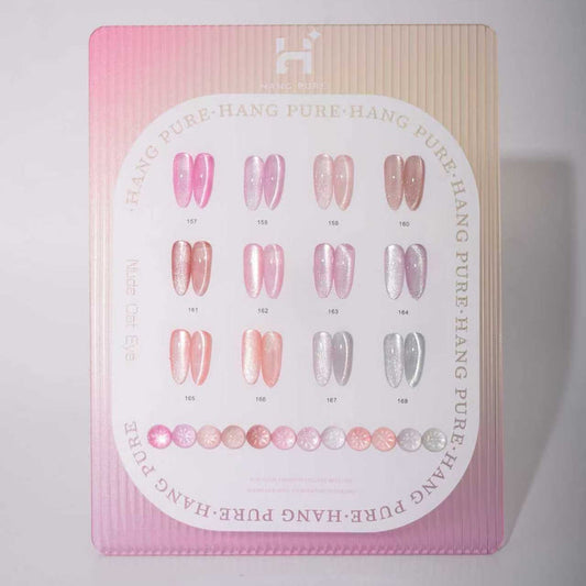 Hang Pure Nude Cat Eye Gel – 12 Colors ( #157 - #168 )