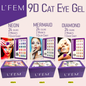 L'FEM Cat Eye Gel 3 Kits - Neon, Mermaid, Diamond (24 gel + 2 Magnet + Chart)