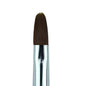 Creation Dark Brown Hair Gel Brush Oval Rhinestone Handle #8