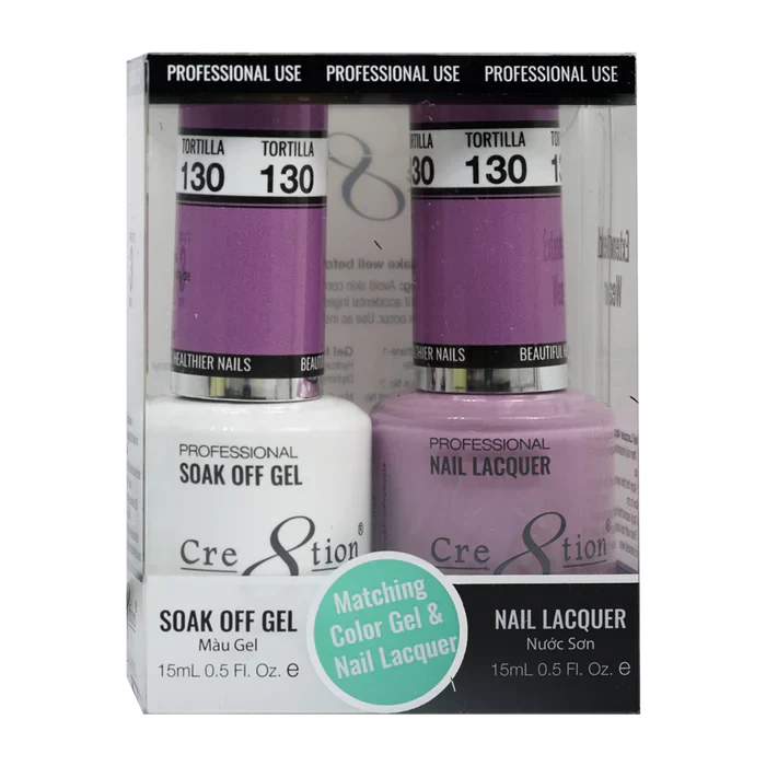 Creation Soak Off Gel Matching Pair 0.5oz 130 JAZZ PRINCE