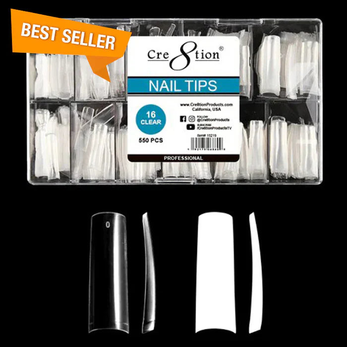 Creation Special Shape - 16 Long Natural Curve 500 pcs./box